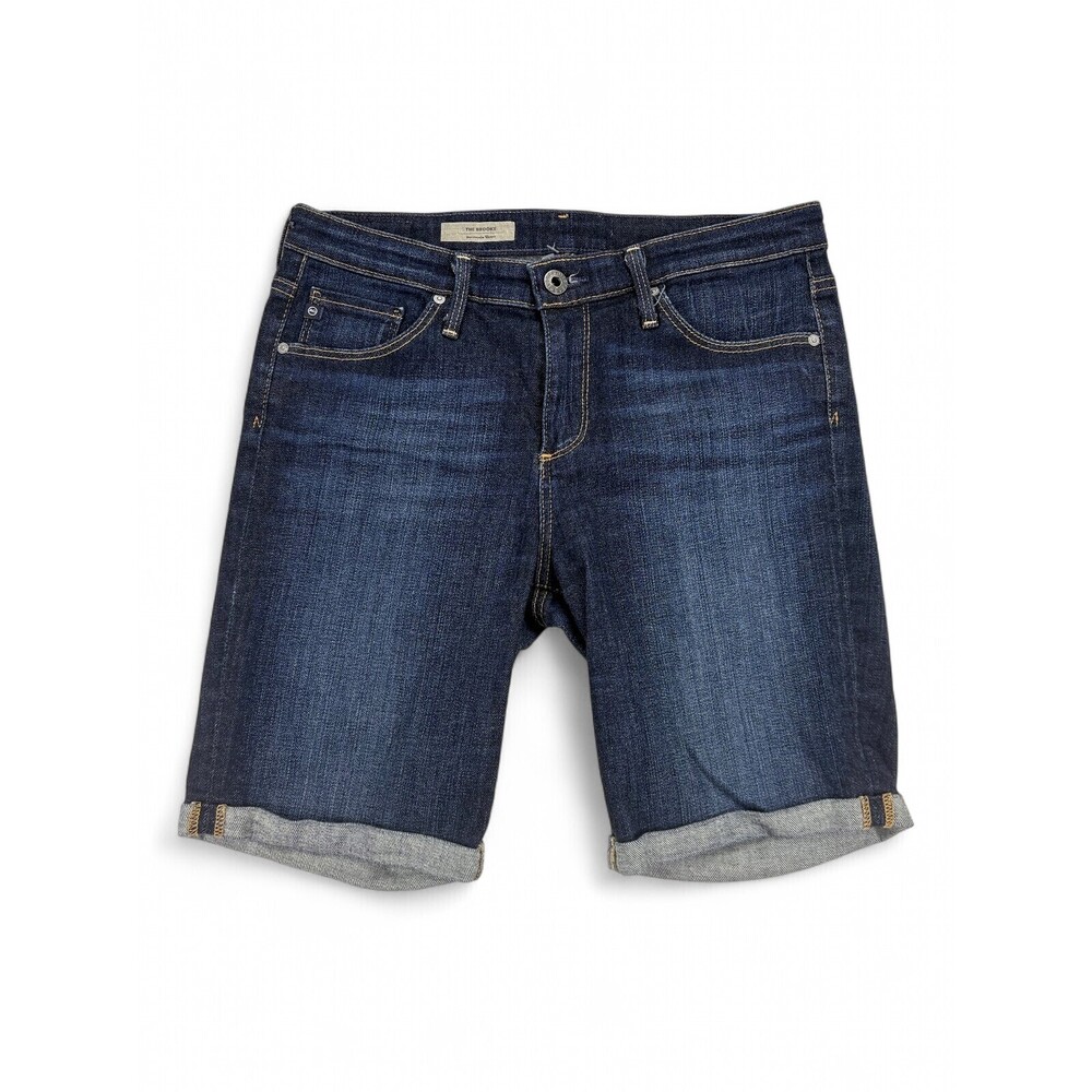 AG Adriano Goldschmied The Brooke Dark Wash Denim Bermuda‎ Shorts 27